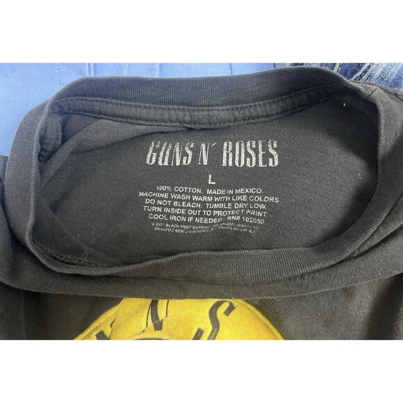 Guns N’ Roses Band T-Shirt Appetite for Destruction Logo Size Large With Flaws - Picture 6 of 6